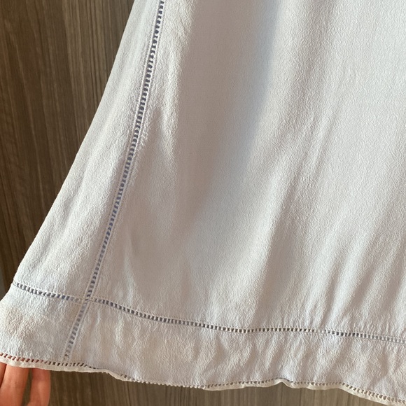 Aritzia (Sunday Best) light blue tie-back mini dress - Picture 3 of 5